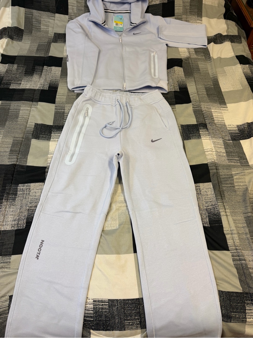 Nike Nocta Light Lavender Zip Hoodie & Joggers Set